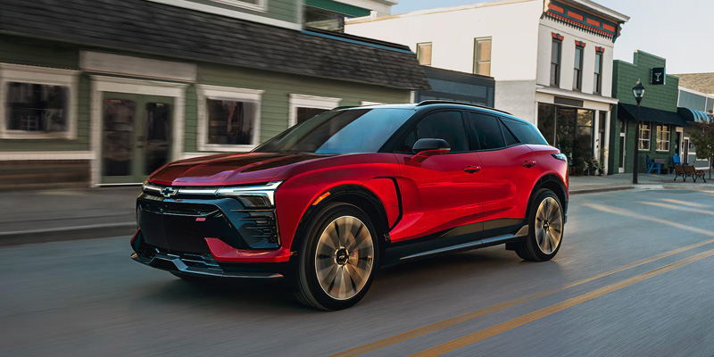 Red 2026 Chevrolet Blazer EV