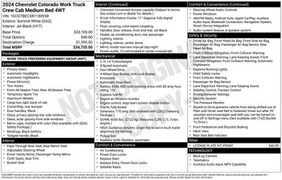 2024 Chevrolet Colorado Work Truck