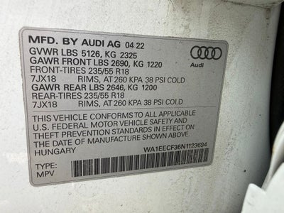 2022 Audi Q3 Premium Plus S Line quattro
