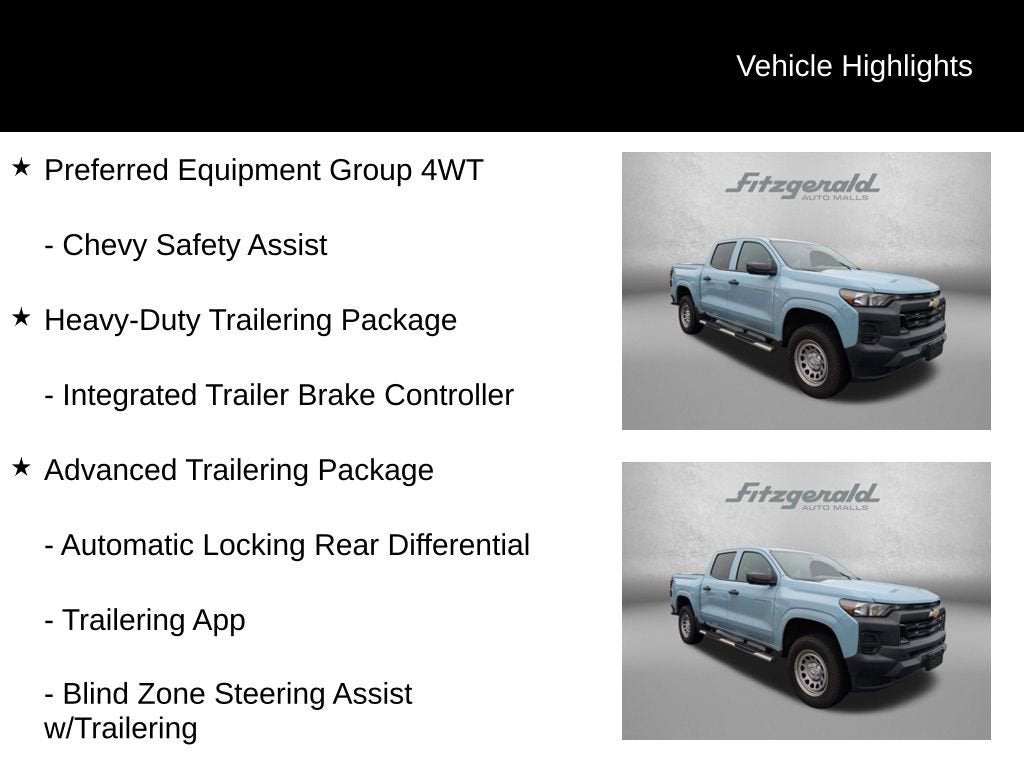 2025 Chevrolet Colorado WT/LT
