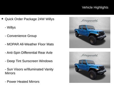 2021 Jeep Gladiator Willys