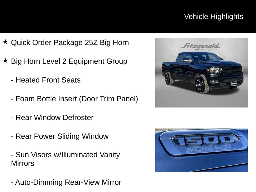 2020 RAM 1500 Big Horn