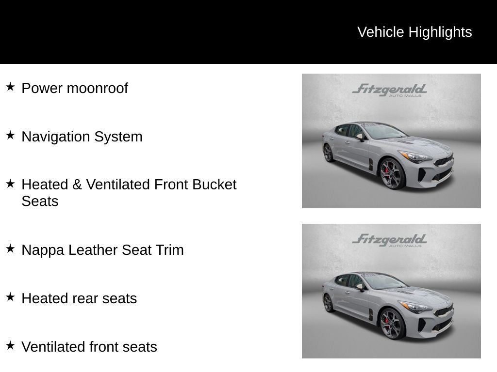 2020 Kia Stinger GT2