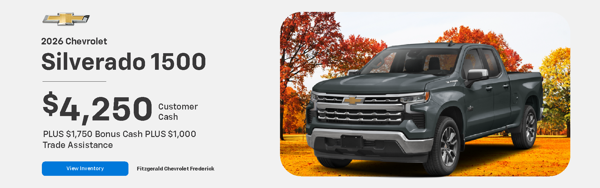 October 2026 Silverado 1500 Desktop Banner